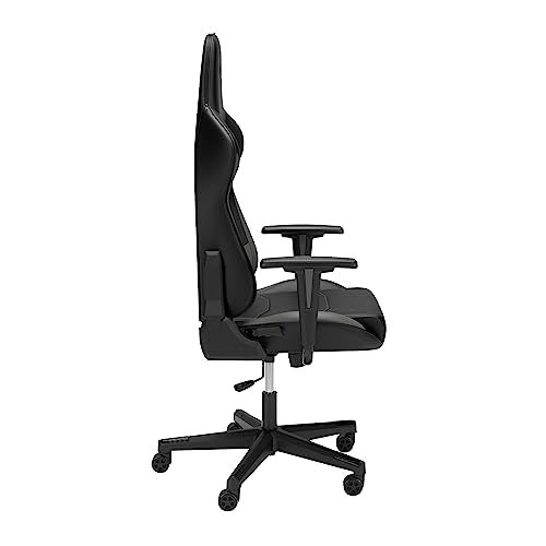RESPAWN 110 Ergonomic Gaming Chair - Racing Style High Back PC Computer Desk Office Chair - 360 Swivel, Integrated Headrest, 135 Degree Recline with Adjustable Tilt Tension & Angle Lock - 2023 Grey