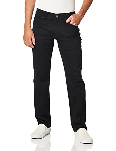 Lee Men's Extreme Motion Slim Straight Jean Black 30W x 30L