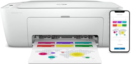 HP DeskJet 2734e Wireless Color All-in-One Printer with 3 Months Free Ink (26K72A), White