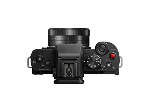 Panasonic LUMIX G100 4k Mirrorless Camera for Photo and Video, Built-in Microphone with Tracking, Micro Four Thirds Interchangeable Lens System, 12-32mm Lens, 5-Axis Hybrid I.S., DC-G100KK (Black)