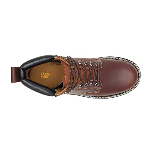 CAT Men's Second Shift Soft Toe Work Boot, Tan, 9.5