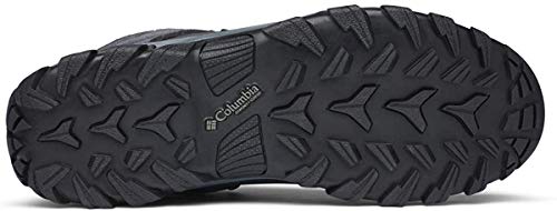 Columbia Men's Newton Ridge Plus II Suede Waterproof Boot, Breathable with High-Traction Grip, shark/black,9