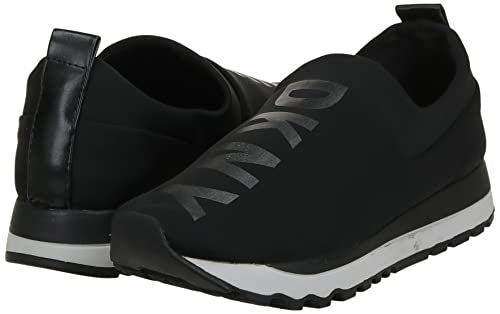 DKNY Women's Lightweight Slip On Comfort Sneaker, Black Ashton, 8