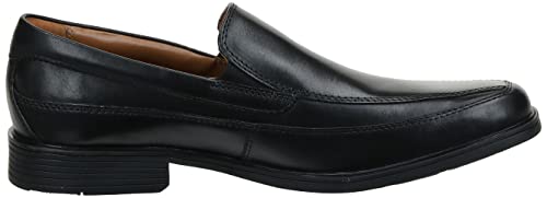 Clarks Men's Tilden Free Loafer, Black Leather, 8