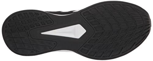 adidas Duramo 10 Running Shoe, Black/White/Black, 5 US Unisex Big Kid