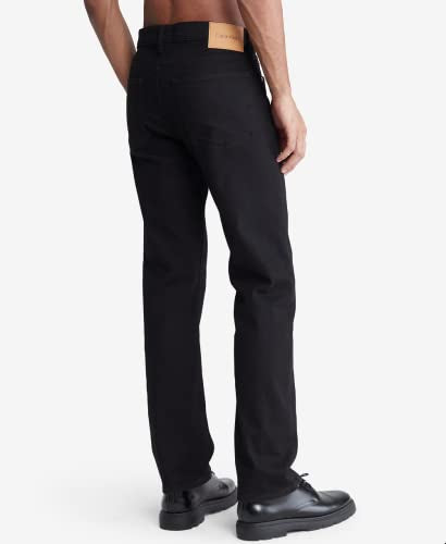 Calvin Klein Men's Straight High Stretch Jeans, Ck Classic Black, 32W x 32L