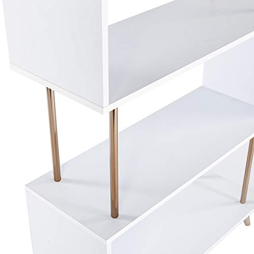 Southern Enterprises Beckerman Bookcase, Gold