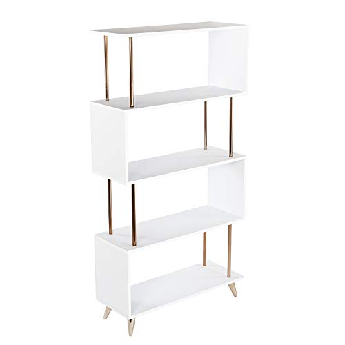 Southern Enterprises Beckerman Bookcase, Gold