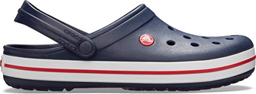 Crocs unisex adult Men's and Women's Crocband Clog, Navy, 11 D(M) US