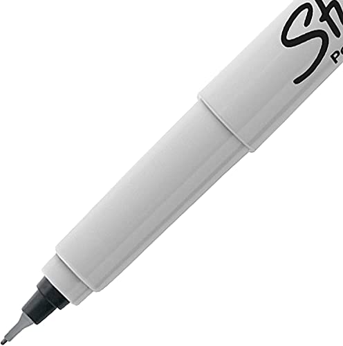 SHARPIE Permanent Markers, Ultra Fine Point, Black, 12 Count - 1 Pack