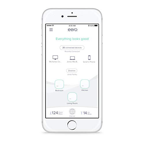 Amazon eero Pro 6 mesh Wi-Fi 6 router, Basic Box Packaging, 3 pack
