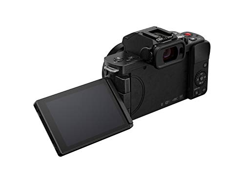 Panasonic LUMIX G100 4k Mirrorless Camera for Photo and Video, Built-in Microphone with Tracking, Micro Four Thirds Interchangeable Lens System, 12-32mm Lens, 5-Axis Hybrid I.S., DC-G100KK (Black)
