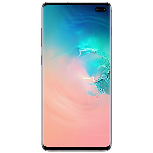 Samsung Galaxy S10+ Factory Unlocked Android Cell Phone | US Version | 512GB of Storage | Fingerprint ID and Facial Recognition | Long-Lasting Battery | Ceramic White