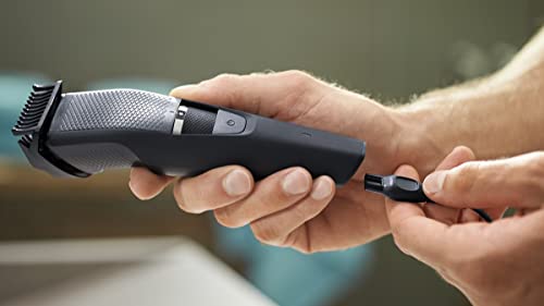 Philips Norelco Beard Trimmer and Hair Clipper, Cordless Grooming, Rechargeable, Adjustable Length, Beard Trimmer And Hair Clipper, No Blade Oil Needed, BT3210/41