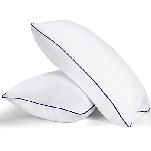MZOIMZO Bed Pillows for Sleeping- Standard Size, Set of 2, Cooling Hotel Quality with Premium Soft Down Alternative Fill for Back, Stomach or Side Sleepers, 43x66CM