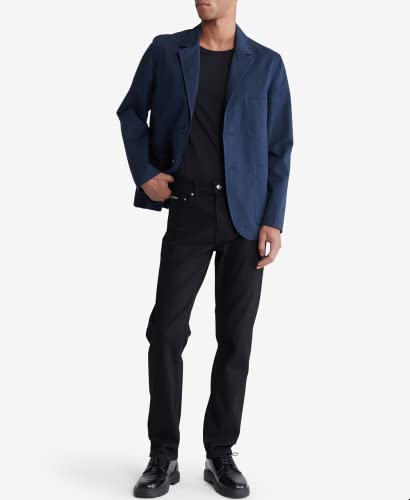 Calvin Klein Men's Straight High Stretch Jeans, Ck Classic Black, 32W x 32L