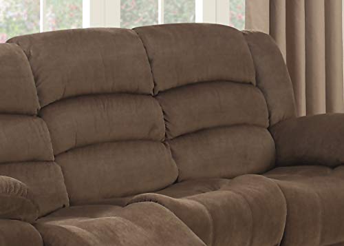 Christies Home Living Bill Contemporary Room Reclining Sofa, Brown