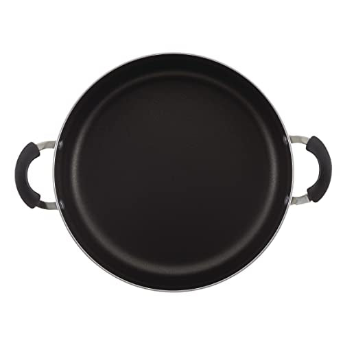 Farberware Cookware Nonstick Stockpot with Lid, 10.5 Quart, Silver