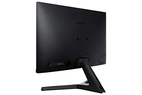 SAMSUNG 24" SR35 Series FHD 1080p Computer Monitor, 75Hz, IPS Panel, HDMI, VGA (D-Sub), VESA Compatible, 3-Sided Border-Less LS24R356FZNXZA, Black