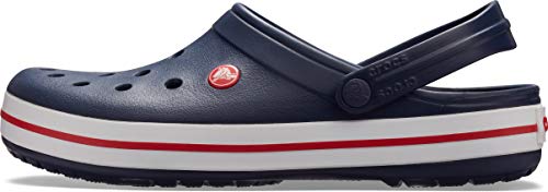 Crocs unisex adult Men's and Women's Crocband Clog, Navy, 11 D(M) US