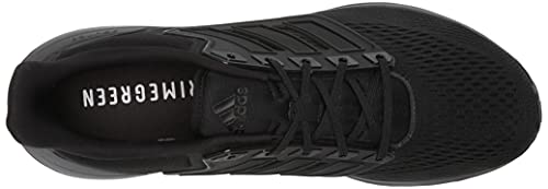 adidas Men's EQ21 Trail Running Shoe, Black/Black/Black, 9