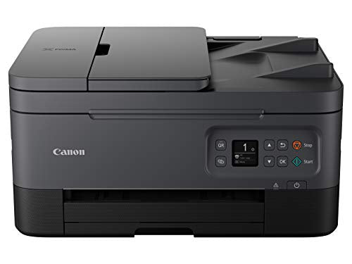 Canon PIXMA TR7020a All-in-One Wireless Color Inkjet Printer, with Duplex Printing, Mobile Printing, and Auto Document Feeder, Black, Works with Alexa