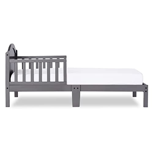 Dream On Me Sydney Toddler Bed in Steel Grey, Greenguard Gold Certified