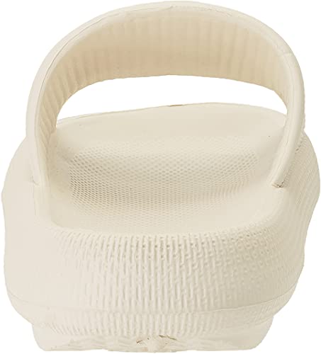 Joomra Shower Slippers for Women Mens Massage Foam Pillow House Shower Bath Bathroom Home Platform Sandals Slipers Cushion Cloud Slides for Ladies Female Male Sandles Beige 39-40