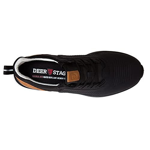 Deer Stags Men's Cranston Sneaker, Black/Brown, 10