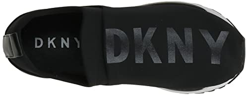 DKNY Women's Lightweight Slip On Comfort Sneaker, Black Ashton, 8
