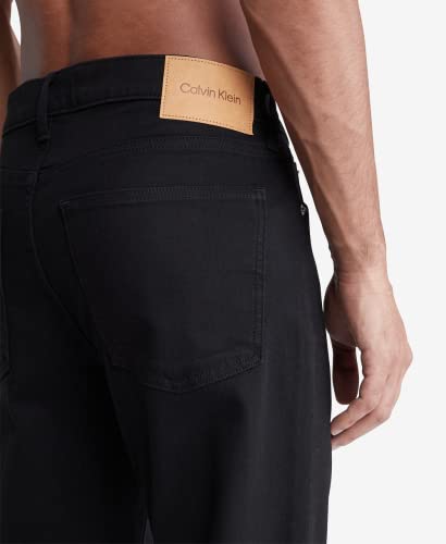 Calvin Klein Men's Straight High Stretch Jeans, Ck Classic Black, 32W x 32L