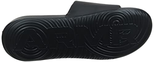 Under Armour Men's Ansa Fixed Strap Slide Sandal, Black (004)/Black, 11