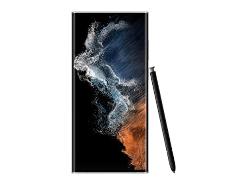 SAMSUNG Galaxy S22 Ultra Cell Phone, Factory Unlocked Android Smartphone, 256GB, 8K Camera, Brightest Display Screen, S Pen, Long Battery Life, Fast 4nm Processor, US Version, 2022, Phantom White