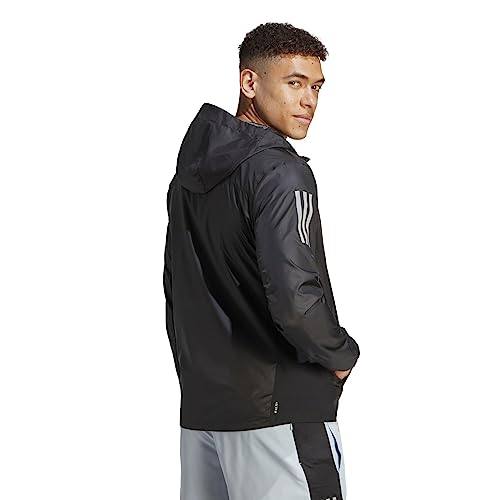 adidas Men's Own The Run Jacket, Black, Medium