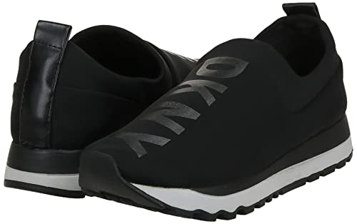 DKNY Women's Lightweight Slip On Comfort Sneaker, Black Ashton, 8