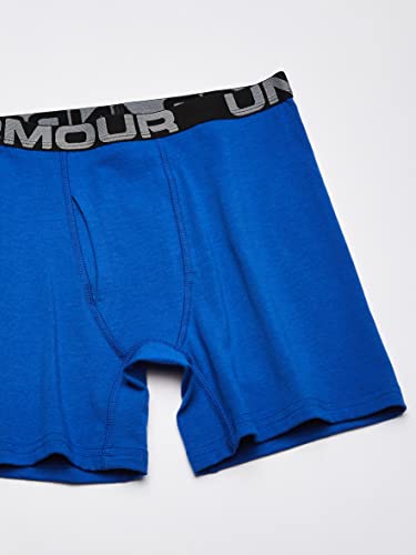 Under Armour boys 4 Pack Set Boxer Briefs, Ultra Blue, Medium US
