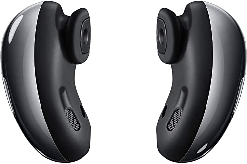 SAMSUNG Galaxy Buds Live True Wireless Earbuds US Version Active Noise Cancelling Wireless Charging Case Included, Mystic Black