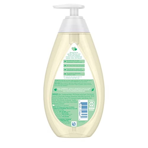 ADD 2 TO YOUR CART! Johnson's Baby Skin Nourishing Moisture Baby Body Wash with Aloe Scent & Vitamin E, Hypoallergenic & Tear Free Bath Wash for The Whole Family, Paraben- & Sulfate-Free, 20.3 fl. oz