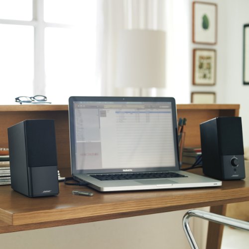Bose Companion 2 Series III Multimedia Speakers - for PC (with 3.5mm AUX & PC Input) Black