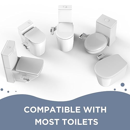 Bidet Attachment for Toilet, Non-Electric Bidet Ultra-Slim Dual Nozzle (Feminine/Rear Wash), Fresh Cold Water Sprayer Bidets for Existing Toilets with Adjustable Pressure Control Easy to Install