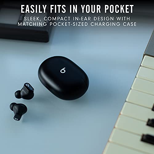 Beats Studio Buds – True Wireless Noise Cancelling Earbuds – Compatible with Apple & Android, Built-in Microphone, IPX4 Rating, Sweat Resistant Earphones, Class 1 Bluetooth Headphones - Black