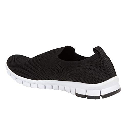 Deer Stags mens Eddy Sneaker, Black, 9 US