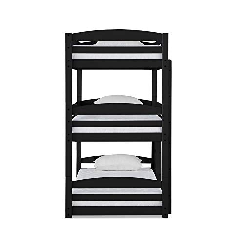 DHP Phoenix Triple Floor Bunk Bed | Black | DL7891TBBB model