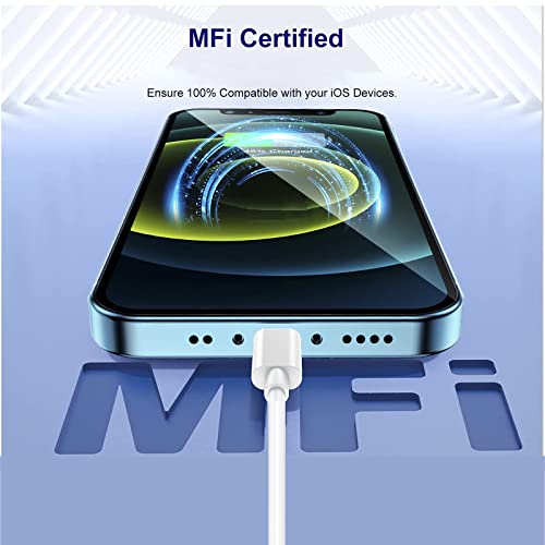 Apple USB Lightning Cable 3Pack 3FT Apple Charger Wire iPhone Fast chaging Cable Apple MFi Certified for iPhone 14/13/12/11 Pro Max/XS MAX/XR/X/8/7/Plus/6S/6/SE/5S/iPad