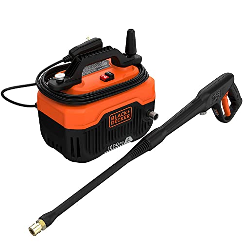 BLACK+DECKER Electric Cold Water Pressure Washer, 1,600 MAX PSI, 1.2 GPM (BEPW1600)