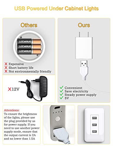 MATICOD Motion Sensor Light Indoor Under Cabinet Lights, Under Counter Lights for Kitchen, 3-White Under Cabinet Lighting LED Closet Lights Motion Sensored Undercounter Lights for Kitchen