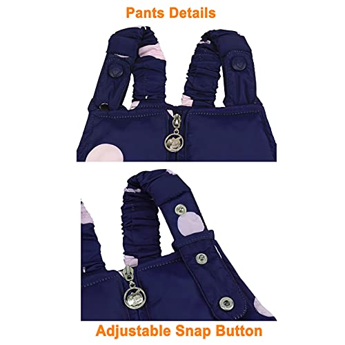 Baby Boys Girls Snowsuit Toddler Hooded Down Jacket Coat + Snow Pants Kids 2 Pieces Ski Set 18 Months - 4 Years (Blue, 18-24 Month)