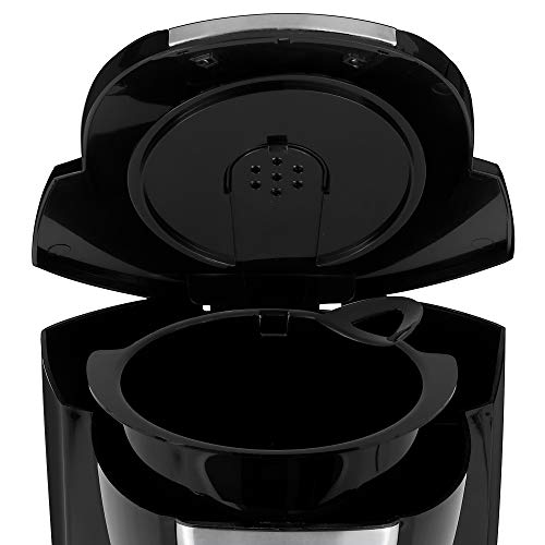 Black+Decker DCM100B 12-Cup Programmable Coffeemaker with Glass Carafe, Black
