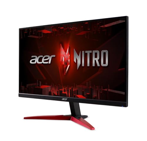 Acer Nitro 23.8" Full HD 1920 x 1080 PC Gaming IPS Monitor | AMD FreeSync Premium | 180Hz Refresh | Up to 0.5ms | HDR10 Support | 99% sRGB | 1 x Display Port 1.2 & 2 x HDMI 2.0 | KG241Y M3biip