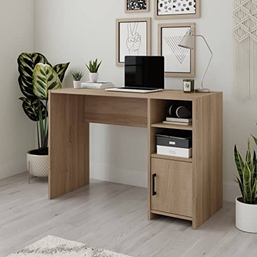 Sauder Beginnings Desk, L: 40.39" x W: 17.48" x H: 28.82", Summer Oak Finish